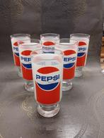 6 oudere Pepsi glazen, Gebruikt, Ophalen of Verzenden, Gebruiksvoorwerp