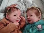 silicone reborn baby met armaturen en certificaat, Verzamelen, Poppen, Ophalen of Verzenden, Nieuw, Babypop, Levensecht of Reborn