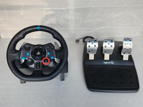 Logitech G29 stuur en pedalen, Games en Spelcomputers, Spelcomputers | Sony Consoles | Accessoires, Zo goed als nieuw, PlayStation 3