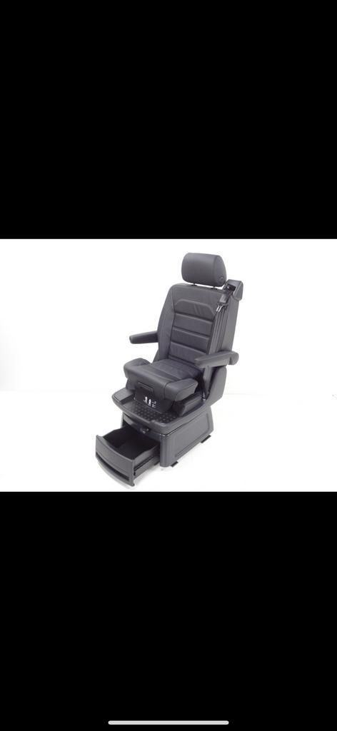 siège cuir pivotant (avec siège enfant) T5/T6 Multivan, Auto-onderdelen, Overige Auto-onderdelen, Volkswagen, Gebruikt, Ophalen