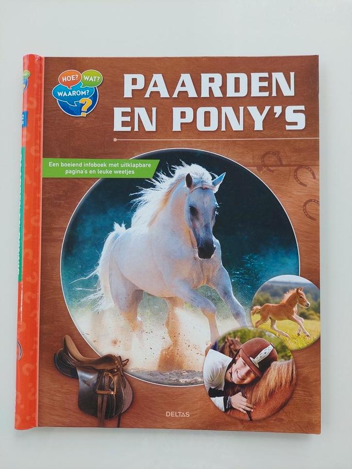 Boek paarden en pony's 8-12 jaar, Boeken, Kinderboeken | Jeugd | onder 10 jaar, Zo goed als nieuw, Ophalen of Verzenden