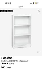 Witte boekenkast JYSK HORSENS, 25 à 50 cm, Avec tablette(s), Enlèvement, 50 à 100 cm
