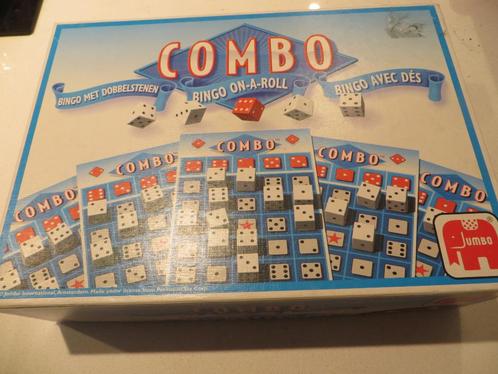 Combo (dobbelspel Jumbo), Hobby en Vrije tijd, Gezelschapsspellen | Bordspellen, Zo goed als nieuw, Een of twee spelers, Drie of vier spelers