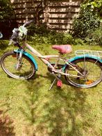 Lichtblauwe meisjesfiets B-twin  20 inch in zeer goede staat, Fietsen en Brommers, Ophalen, B-Twin, Zo goed als nieuw, Handrem