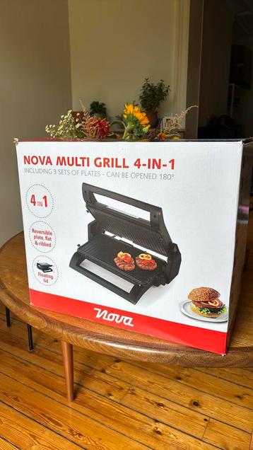 Nova Multi-grill 4-in-1 (nooit gebruikt!) beschikbaar voor biedingen