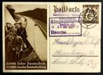 Postkarte 1000 Km Autobahn fertig 1936, Postzegels en Munten, Ophalen of Verzenden, Overige periodes, Gestempeld