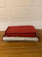 EKS weegschaal- rood retro vintage, Ophalen of Verzenden, Huis en Inrichting