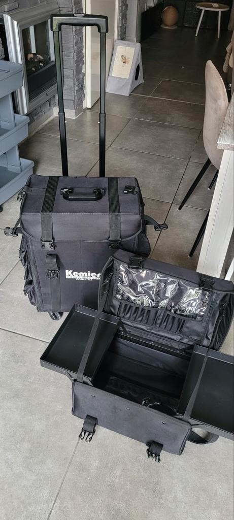 Kemier Cosmetics Make-up BeautyCase 2 in 1, Handtassen en Accessoires, Beautycases, Zo goed als nieuw