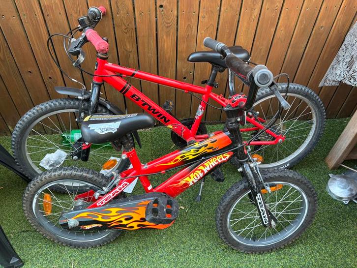 Mountainbike  hot wheels 16 inch b twin 20inch, Fietsen en Brommers, Fietsen | Mountainbikes en ATB, Gebruikt, Overige merken