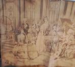 Een elegant muziekfeest; Frans of Italiaans wandtapijt, Antiek en Kunst, Antiek | Tapijten, Tafelkleden en Textiel, Ophalen