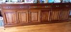 Wandkast,  barkast, vergrootbare tafel, 6 stoelen, Ophalen