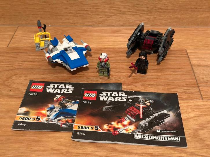 Lego Star Wars 75196 A-Wing vs. TIE Silencer Microfighters, Enfants & Bébés, Jouets | Duplo & Lego, Utilisé, Lego, Ensemble complet