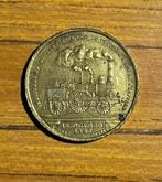 * SPOORWEG WON DE INAUGURATIEMEDAILLE VERVIERS AIX 1843*, Postzegels en Munten, Ophalen of Verzenden, Brons