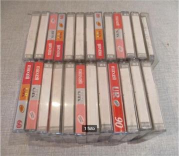 25 cassettes prélues - Maxell