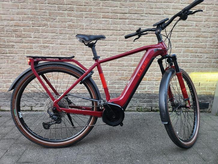 Cube elektrische fiets met Nyon GPS., Fietsen en Brommers, Elektrische fietsen, Zo goed als nieuw, Cube, 51 tot 55 cm, Ophalen