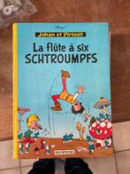 Bd la flute a six schtroumpfs EO 1965, Collections, Personnages de BD, Enlèvement, Schtroumpfs, Utilisé, Livre ou Jeu