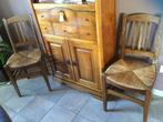 2 eiken stoelen, Huis en Inrichting, Stoelen, Ophalen of Verzenden