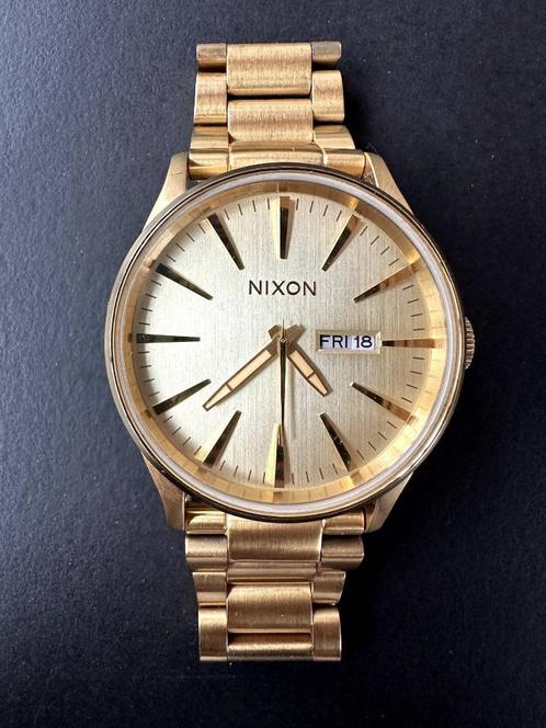 Nixon Sentry SS horloge, Bijoux, Sacs & Beauté, Montres | Hommes, Comme neuf, Montre-bracelet, Autres marques, Acier, Acier, Enlèvement ou Envoi