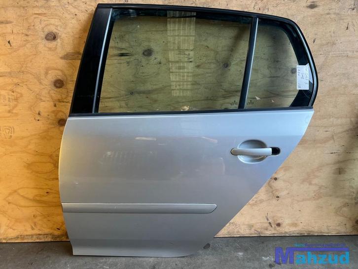 VW GOLF 5 Hatchback zilver LA7W Links achter deur 2003-2009, Auto-onderdelen, Carrosserie, Deur, Volkswagen, Gebruikt, Ophalen of Verzenden