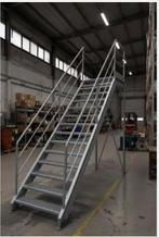 gegalvaniseerde zware stalen trap, Doe-het-zelf en Bouw, Ladders en Trappen, Ophalen, Gebruikt, Trap