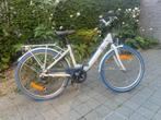 Meisjesfiets 24inch BFK Pure Wit - Blauwe banden, Vitesses, Enlèvement, Utilisé, 24 pouces