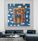 Meisje op het paard, Antiek en Kunst, Kunst | Schilderijen | Abstract, Ophalen