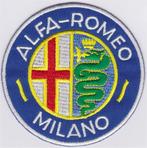 Alfa Romeo Milano stoffen opstrijk patch embleem #2, Collections, Marques automobiles, Motos & Formules 1, Envoi, Neuf