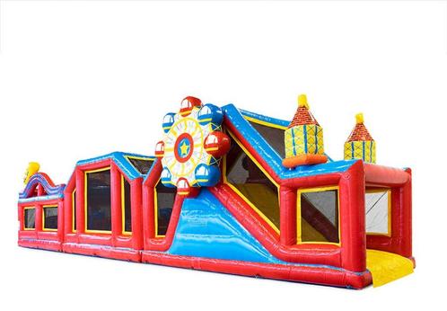 Springkasteel Stormbaan Rollercoaster 20m Te Huur, Hobby en Vrije tijd, Feestartikelen | Verhuur, Nieuw, Ophalen