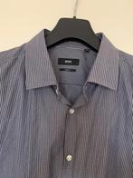 Chemise BOSS t.XL slim fit bleu rayures fin, Kleding | Heren, Overhemden, Ophalen of Verzenden, Zo goed als nieuw, Blauw, Hugo Boss