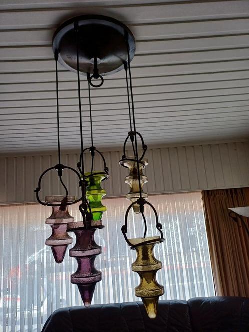 Stalactiet hanglamp uit jaren 60, Antiek en Kunst, Antiek | Verlichting, Ophalen of Verzenden