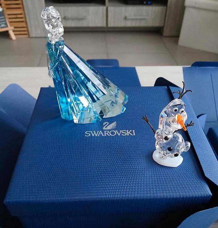 Swarovski elsa en olaf limited edition 2016, Verzamelen, Swarovski, Zo goed als nieuw, Ophalen of Verzenden