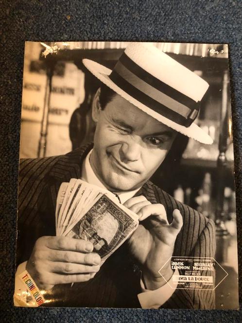 Jack Lemon - Irma La Douce - vintage cinema lobbycard, Collections, Cinéma & Télévision, Utilisé, Film, Enlèvement ou Envoi