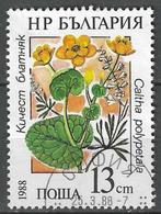 Bulgarije 1988 - Yvert 3142 - Dotterbloem (ST), Postzegels en Munten, Postzegels | Europa | Overig, Bulgarije, Verzenden, Gestempeld