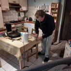 Een eettafel met 4stoelen zo goed als nieuw, Huis en Inrichting, Complete eetkamers, Ophalen