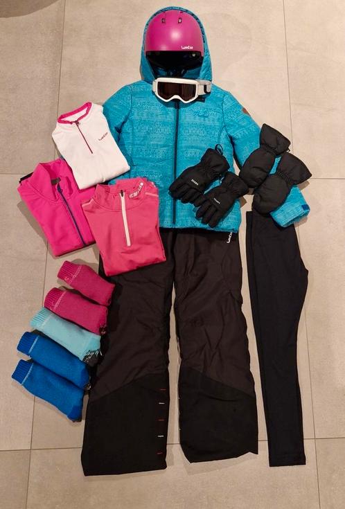 Complete set meisje 9-10 jaar, Sport en Fitness, Skiën en Langlaufen, Gebruikt, Kleding, Ski, Protest, Ophalen of Verzenden