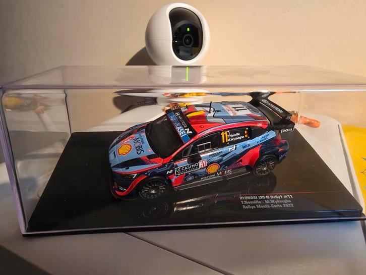 Hyundai i20 rally 1 ixo 1/43e Neuville Monte Carlo 2022, Hobby en Vrije tijd, Modelauto's | 1:43, Nieuw, Auto, Overige merken