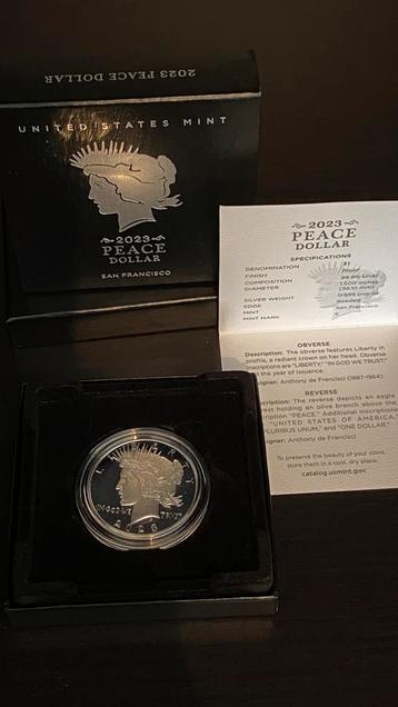 American Peace Dollar 99.9% Silver 2023 Proof