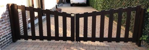 MERANTI poorten : 110 €, Tuin en Terras, Tuinpoorten, Gebruikt, Draaipoort, Hout, Minder dan 100 cm, 150 tot 200 cm, Ophalen