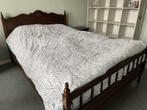 volledige slaapkamer in kerselaar met matras 30 cm., Huis en Inrichting, Gebruikt, Ophalen, Twijfelaar, Klassiek