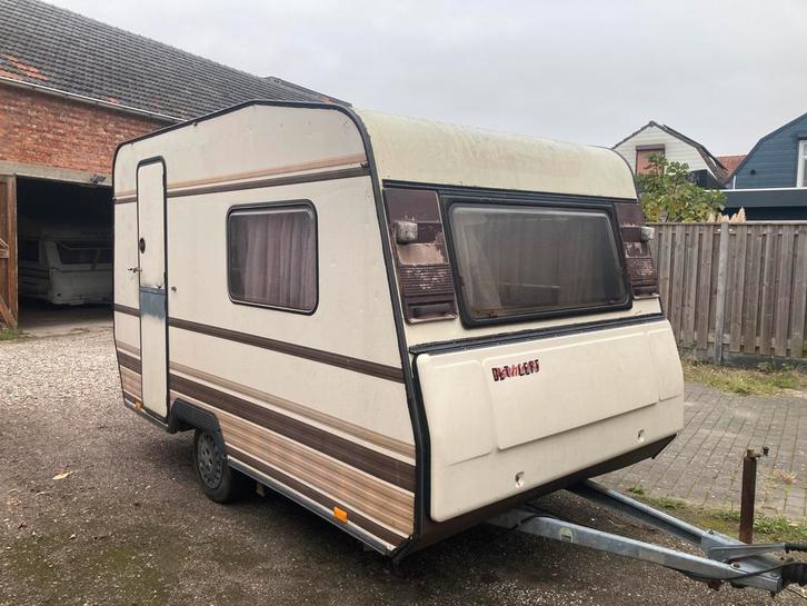 Caravan Dethleffs keuringvrij TMT 750kg met sani!!, Caravans en Kamperen, Caravans, Particulier, tot en met 2, 500 - 750 kg, Dethleffs