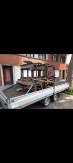 Oud ijzer remork ophaling, Ophalen, Gebruikt