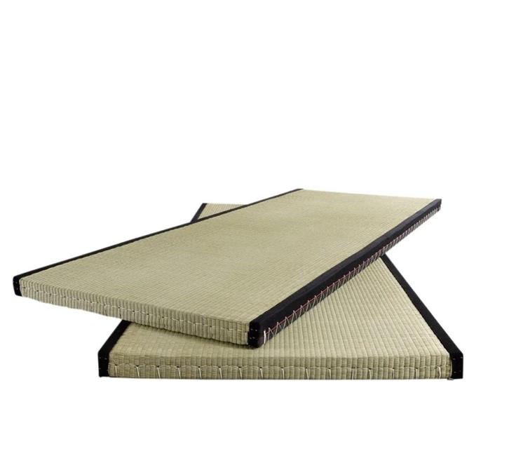 3x Authentieke Japanse tatami matten 2x1m, Huis en Inrichting, Stoffering | Vloerbedekking, Gebruikt, Overige typen, Beige, minder dan 10 m²