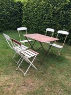 Café tafel en 5 stoelen Stella Artois, Ophalen of Verzenden, Stella Artois
