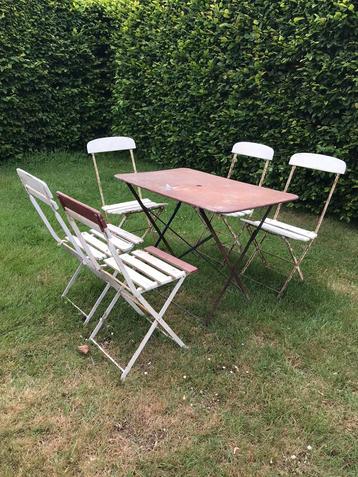 Café tafel en 5 stoelen Stella Artois beschikbaar voor biedingen