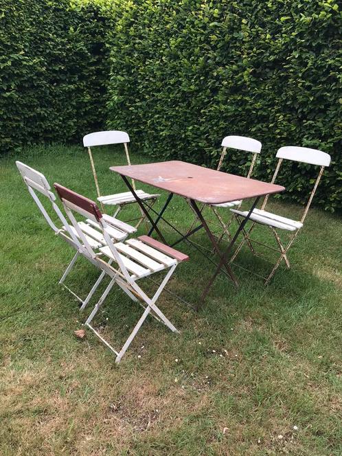 Café tafel en 5 stoelen Stella Artois, Verzamelen, Biermerken, Stella Artois, Ophalen of Verzenden