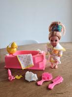 Barbie - shelly gaat in bad, Kinderen en Baby's, Speelgoed | Poppen, Zo goed als nieuw, Ophalen, Barbie