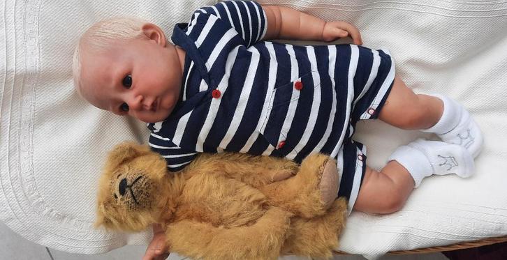 Reborn Will Donna Wells, Collections, Poupées, Comme neuf, Baby Pop, Réaliste ou Reborn, Enlèvement ou Envoi