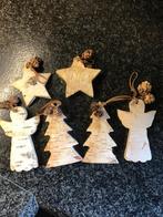 6 houten hangers voor de kerstboom, Verzamelen, Beelden en Beeldjes, Ophalen of Verzenden, Zo goed als nieuw