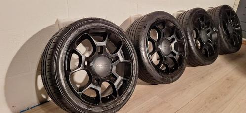 16 inch ORIGINEEL FIAT 500 ABARTH VELGEN + ZOMERBANDEN, Auto-onderdelen, Overige Auto-onderdelen, Fiat, Gebruikt, Ophalen