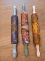 3 oude deegrollers enkel decoratief te gebruiken, Ophalen of Verzenden